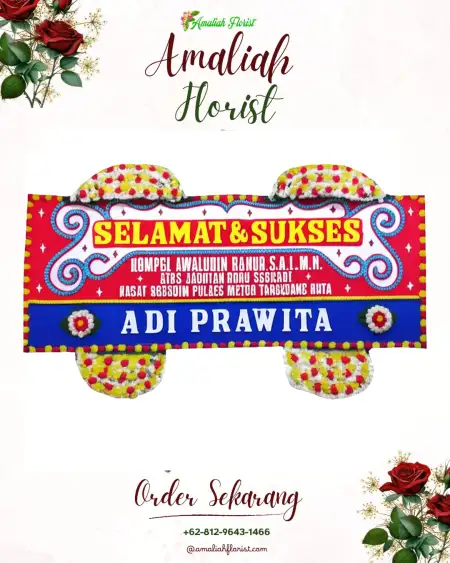 Papan Bunga Ucapan Selamat Sadai